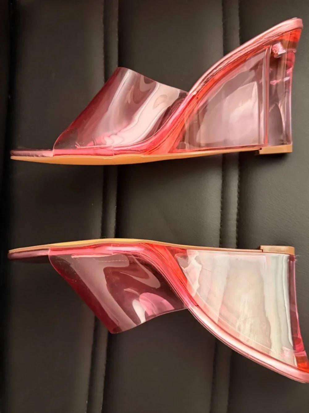 Fashion Nova Pink Wedges 8.5